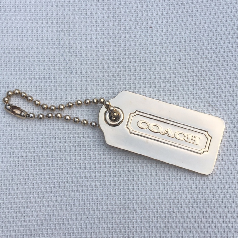 Coach Luggage Tag